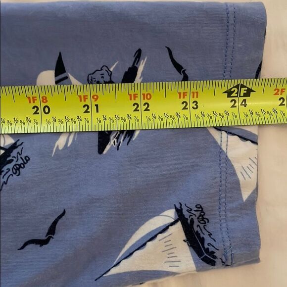 Polo Ralph Lauren Blue Sailboat Polo Bear Hoodie Shirt Mens Size Extra Large - Picture 5 of 12